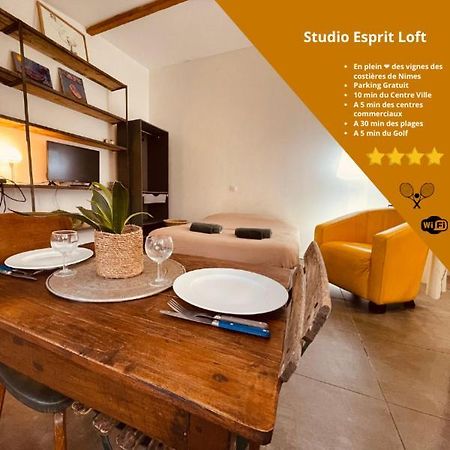 Charmant Studio Loft - Mas Bois Fontaine Nimes Exterior foto